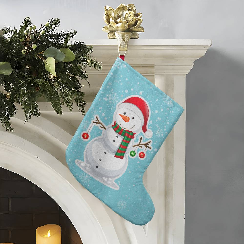 Giant Holiday Stocking, Snowman