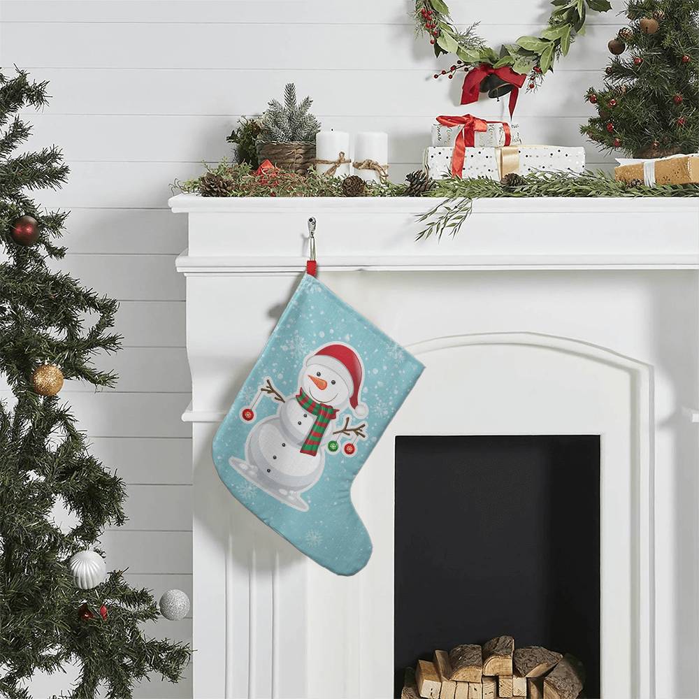 Giant Holiday Stocking, Snowman