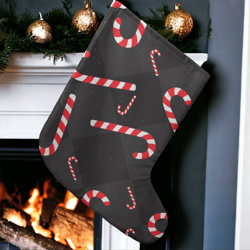 Giant Holiday Stocking, Candy Canes