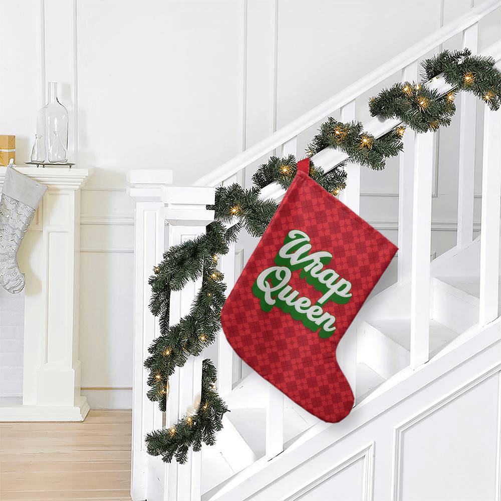 Giant Holiday Stocking, Wrap Queen