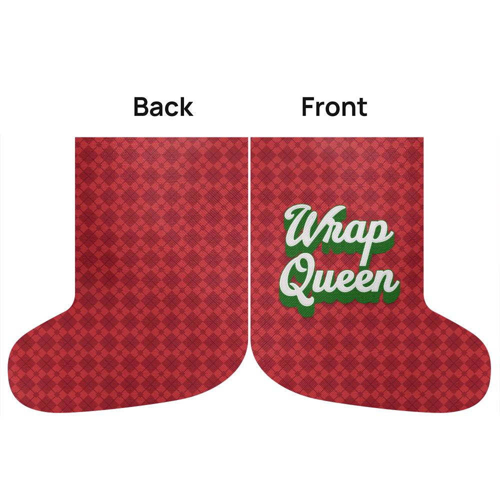 Giant Holiday Stocking, Wrap Queen