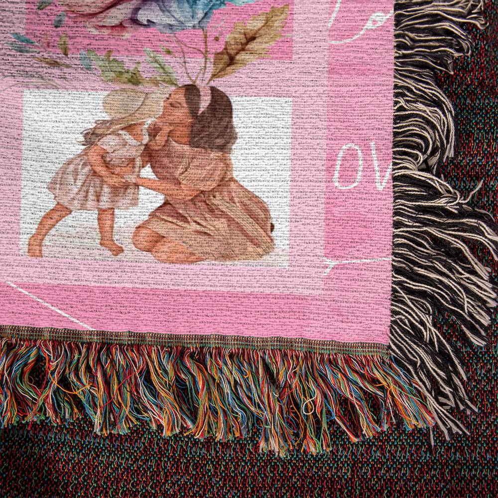 Heirloom Woven Blanket Portrait, To Daughter, World's Best Daughter