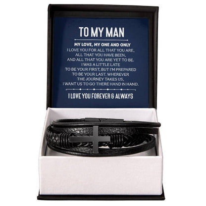 010 - TO MY MAN - MEN'S CROSS BRACELET