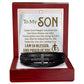 013 - TO MY SON - MEN'S CROSS BRACELET