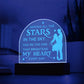 To Wife, Engraved Acrylic Dome Plaque, You Are The One That Brightens  My Heart Every Day