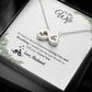 Endless Love Necklace, To Wife, I Would Use My Last Breath To Tell I Love You