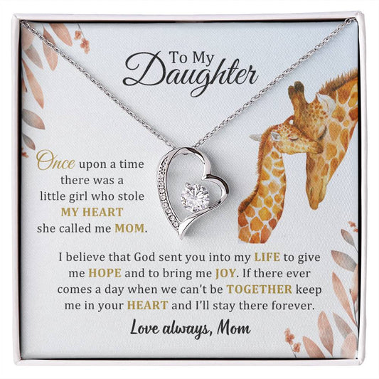 005 - TO DAUGHTER FROM MOM - FOREVER LOVE NECKLACE