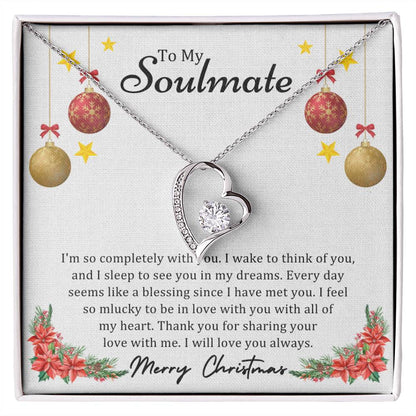 To Soulmate, Christmas Gifts, I'm So Completely With You, Forever Love Necklace