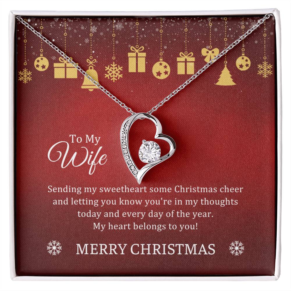 CHRISTMAS 001 - TO WIFE FROM HUSBAND - FOREVER LOVE NECKLACE