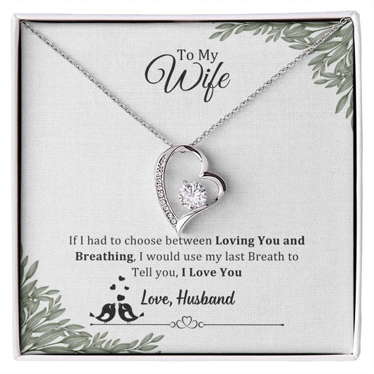 006 - TO WIFE FROM HUSBAND - FOREVER LOVE NECKLACE