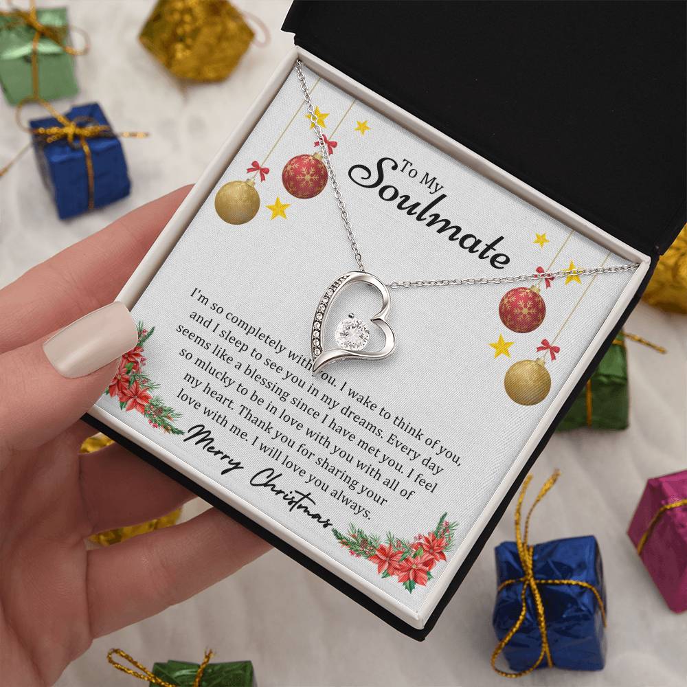 To Soulmate, Christmas Gifts, I'm So Completely With You, Forever Love Necklace