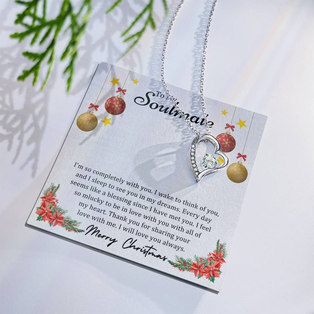 To Soulmate, Christmas Gifts, I'm So Completely With You, Forever Love Necklace