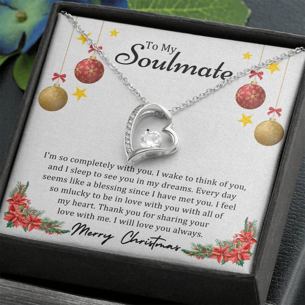 To Soulmate, Christmas Gifts, I'm So Completely With You, Forever Love Necklace