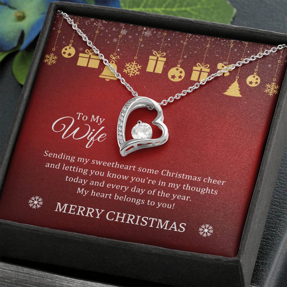 CHRISTMAS 001 - TO WIFE FROM HUSBAND - FOREVER LOVE NECKLACE