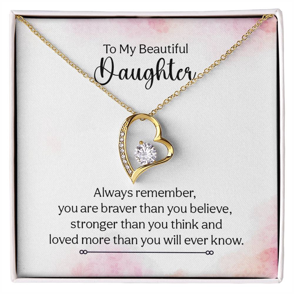 015 - TO DAUGHTER - FOREVER LOVE NECKLACE