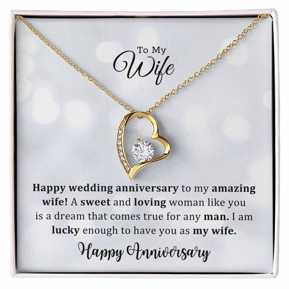 Wife Gifts - Happy wedding anniversary to my amazing wife!