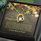 To Daughter, Forever Love Necklace, As You Grow Older, You Become More And More Special To Me