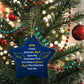 Christmas Gifts, Star Ornament, I Don't Need An Angel Upon My Christmas Tree For I Have A Special Angel That Watches Over Me