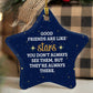 Christmas Gifts, Star Ornament, Good Friends Are Like Stars You Don't Always See Them But They're Always There