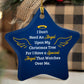 Christmas Gifts, Star Ornament, I Don't Need An Angel Upon My Christmas Tree For I Have A Special Angel That Watches Over Me