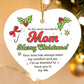 Christmas Gifts, Heart Ornament, To Mom, Your Love Has Always Been My Comfort And Joy