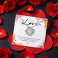 Love Knot, Rotating Rose Gift Box, To My Love, Petals May Fade But My Love Won't Wither