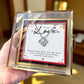 Love Knot, Rotating Rose Gift Box, To My Love, Petals May Fade But My Love Won't Wither